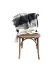 Bliss Wool/Mohair Throw - Stone Black, Grey, Cream