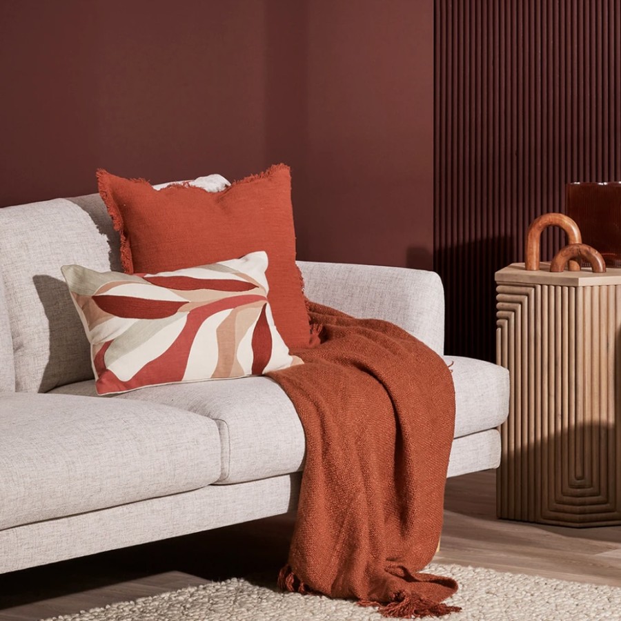 Serenade Throw - Burnt Orange