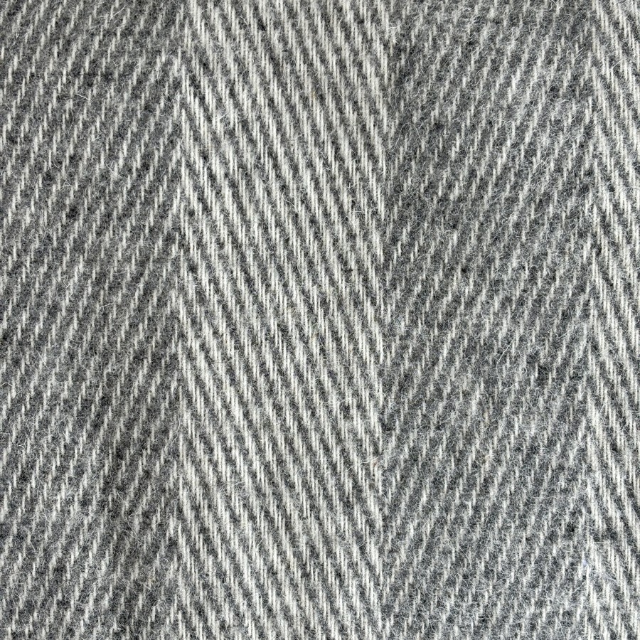 100% NZ Wool Throw - Grey Stripe