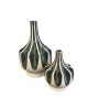 Adnan Ceramic Vase - Olive/Natural