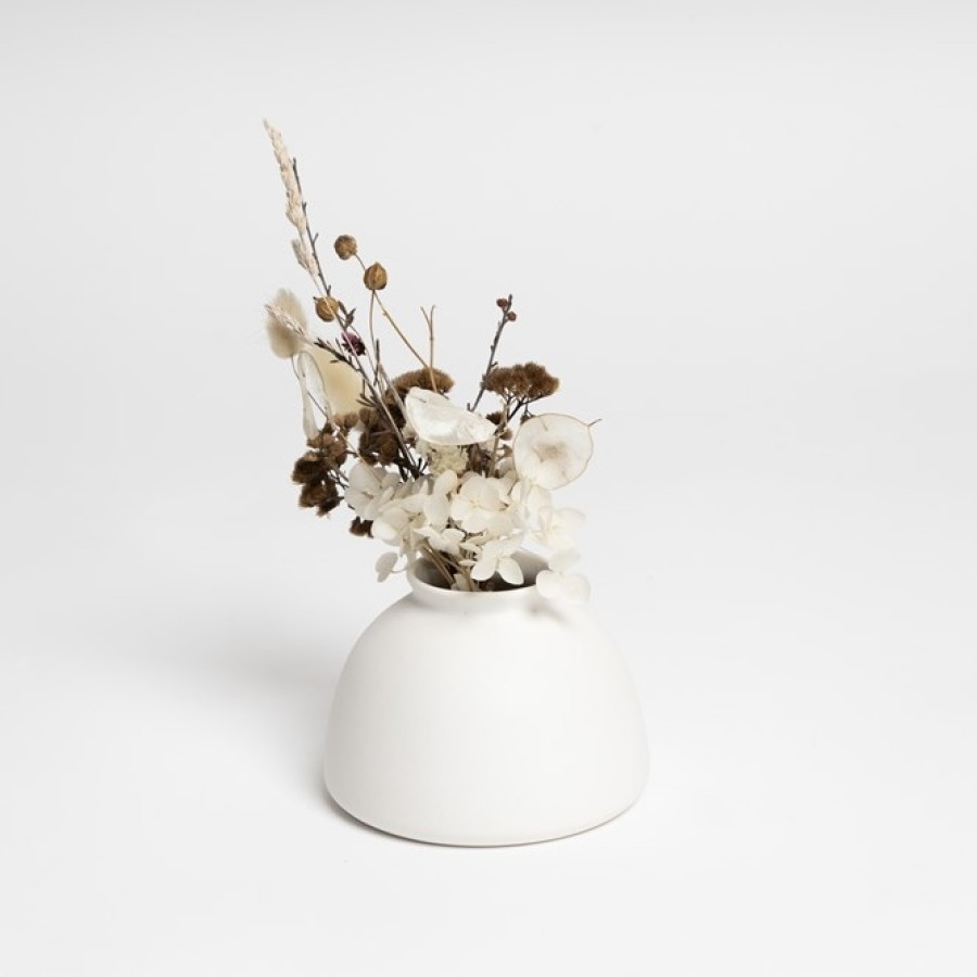 Beau Bud Vase - White