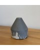 Estee Vase - Dripped Grey