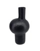 Free Form Black Aluminium Vase