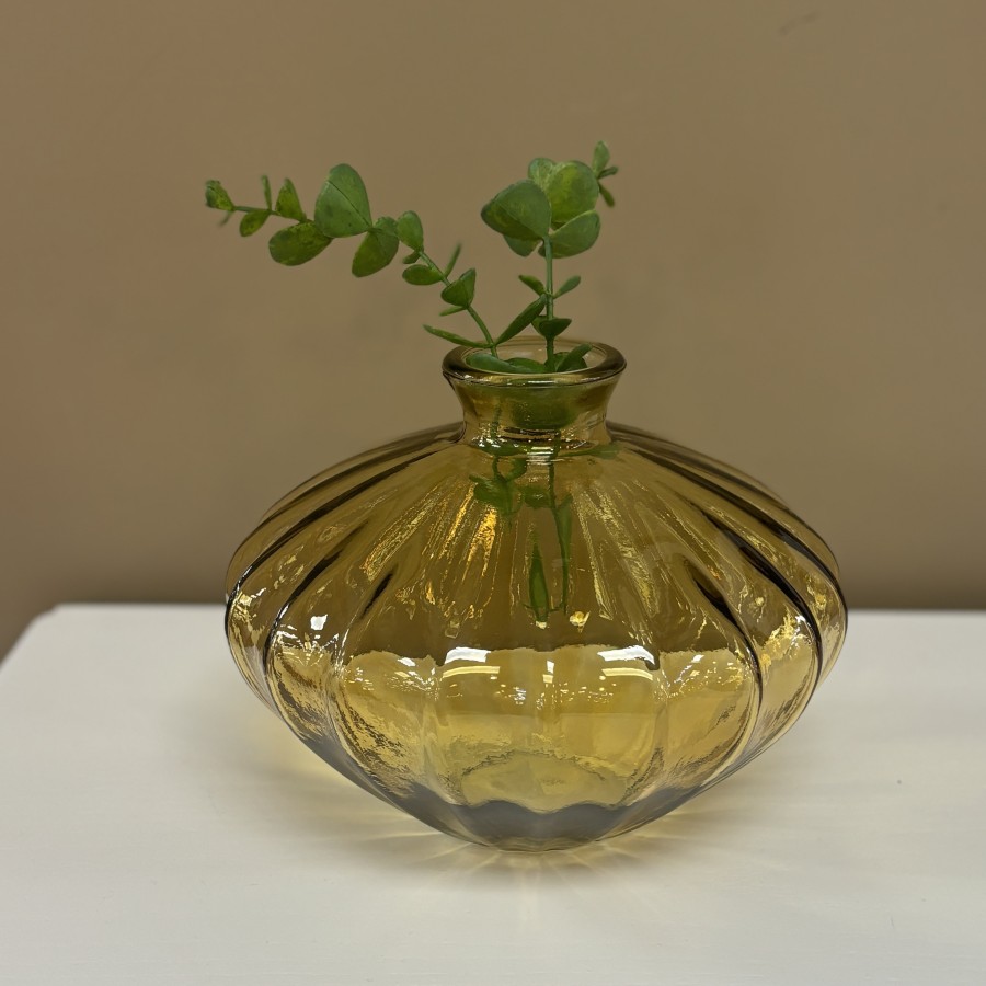 Porta Bottle Vase - Amber