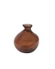 Shandi Bottle Vase - 18cm Deep Orange